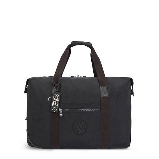 Kipling Art on Wheels Rolling Tote Çanta Siyah | TR 1437JP